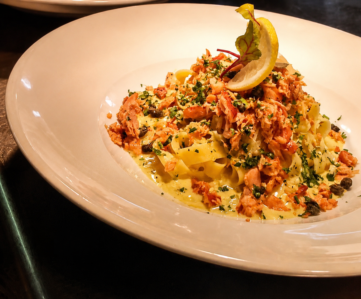 SMOKED SALMON PASTA